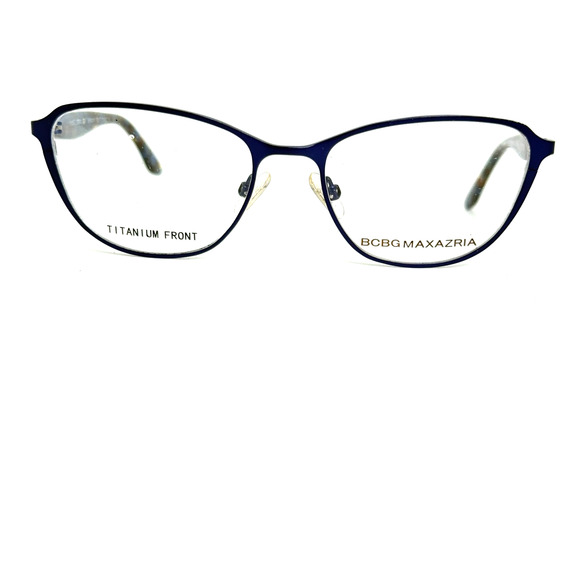 BCBGMAXAZRIA Shauna‎ Women's Round/Oval Titanium Blue Cobalt 51-16 20654